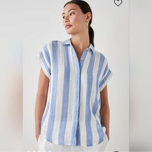 Rails Jamie Shirt Fermo Stripe-Medium